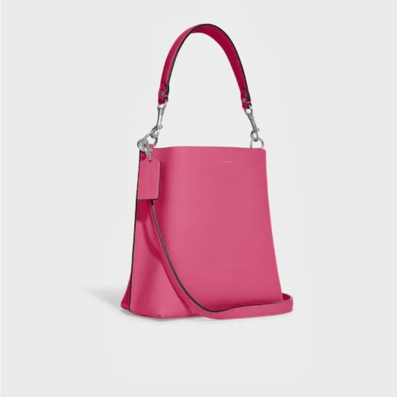 COACH Mollie Bucket Bag 22 Bag Petunia Silver Crossbody NWTs CA177 SOLD OUT - Picture 2 of 5